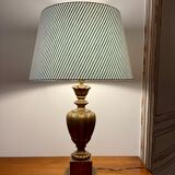 Gilded wooden lamp