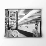 Impression d'art – Marilyn Monroe à la gare Grand Central (1955) par Ed Feinger