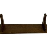 Vintage book shelf wall rack 1970s in wood  - minimalist design