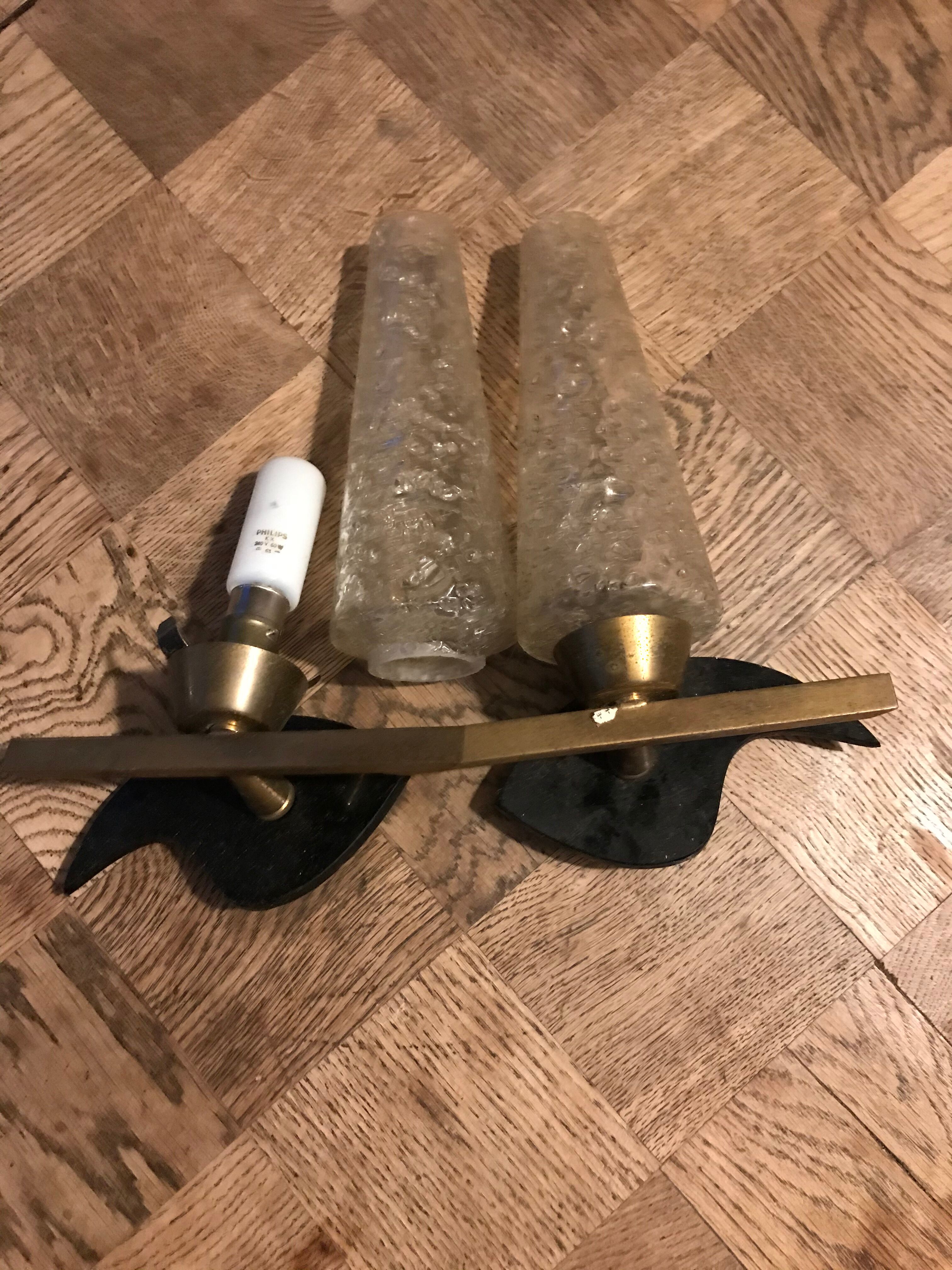Pair of 50/60s sconces