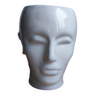 Ceramic head pot cover