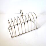 Vintage silver-plated toast rack with ball feet 1960 – Brunch Bistrot