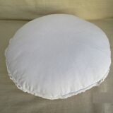 Vintage white cushion round