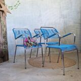 Vintage scoubidou armchairs