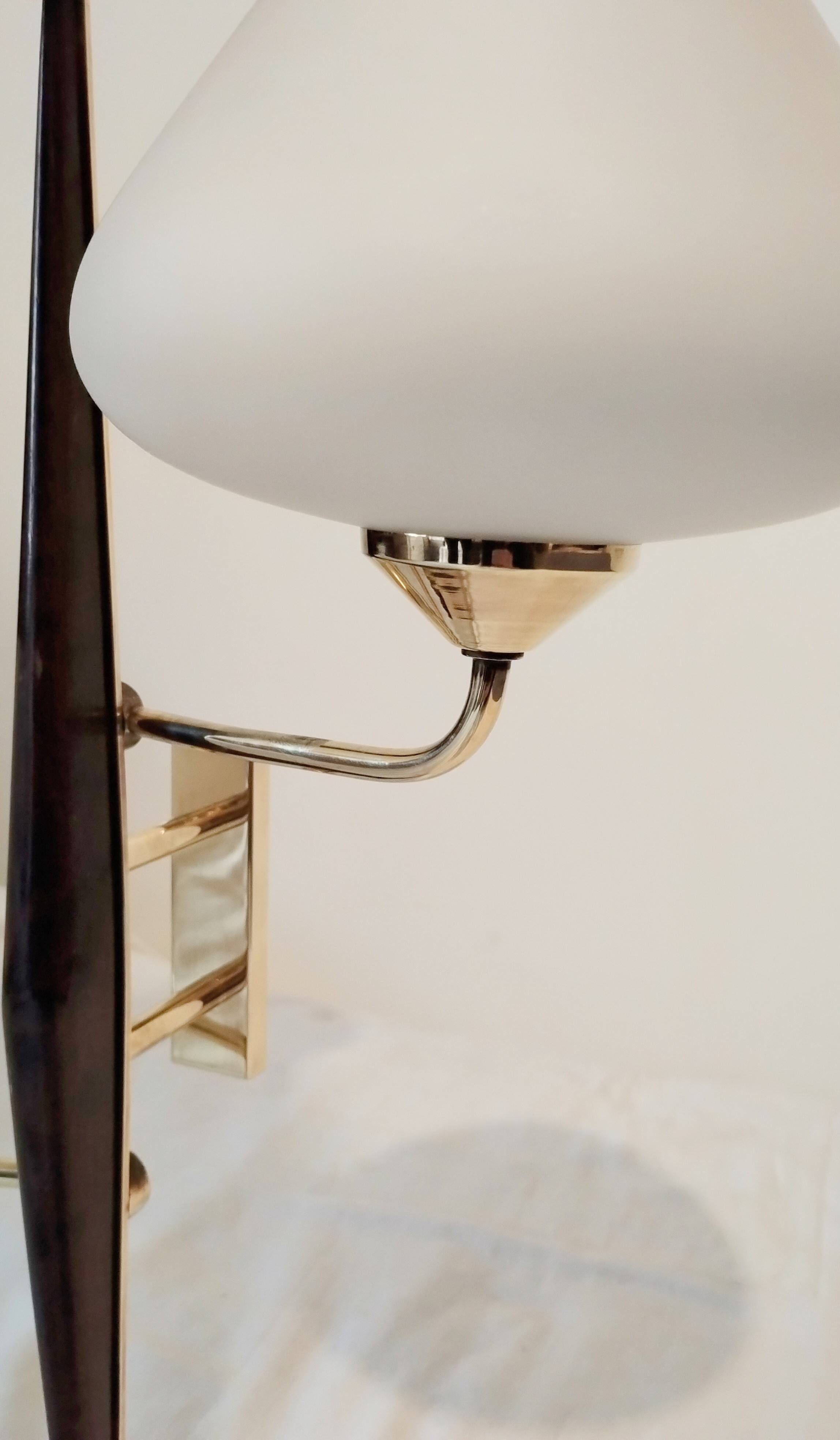 Arlus double house wall light, 1950s