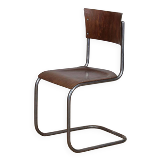 Chaise dessinée par Mart Stam, production tchèque, 1940