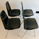 4 Alberto Roselli designer chairs, production Rima Gastone Rinaldi Italy 1960s