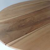 Round wooden table