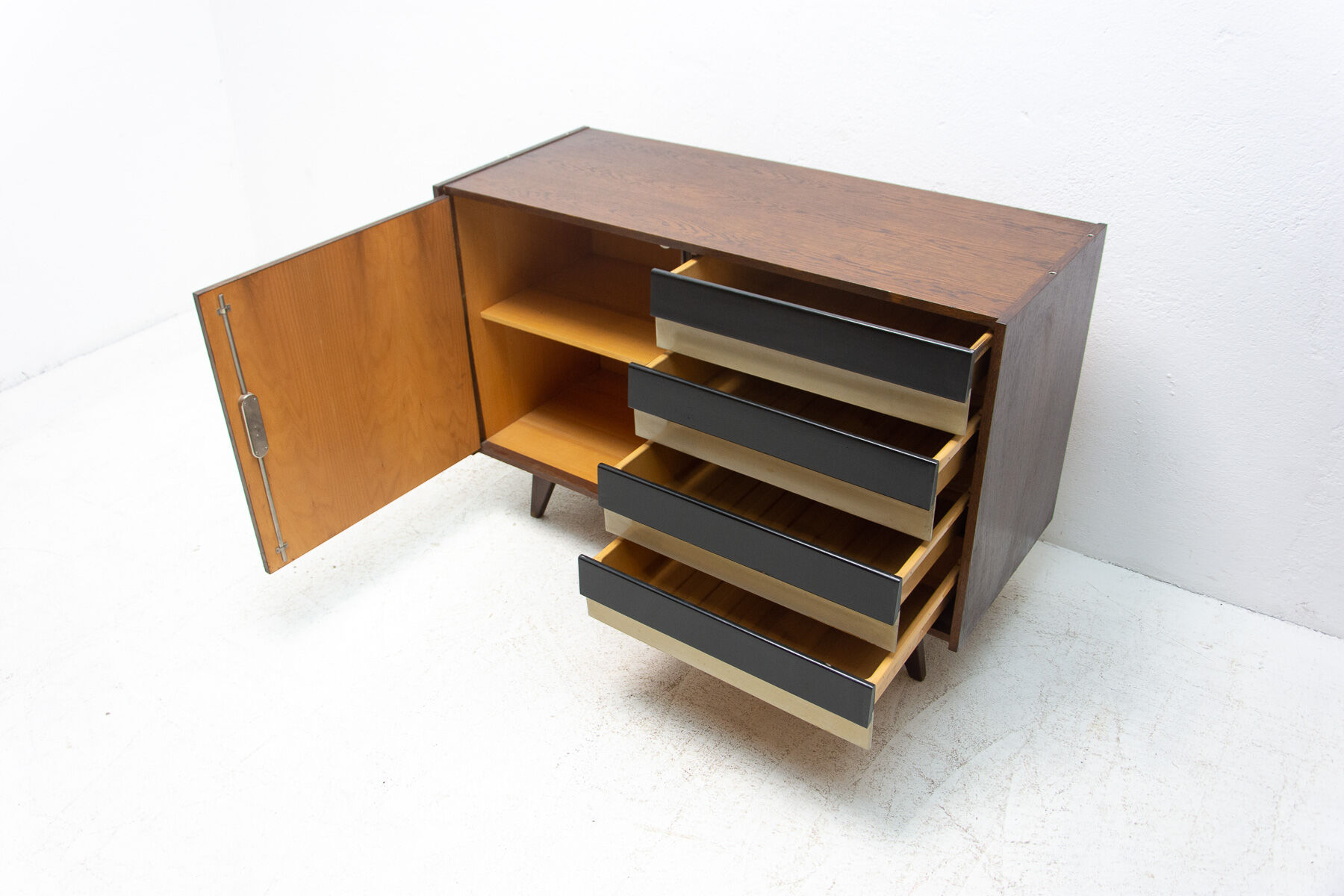 Mid century chest of drawers U-458 by Jiri Jiroutek, Czechoslovakia, 1960´s