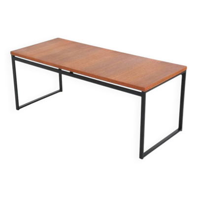 Table basse en teck Rare Rego / Günter Renkel “Twen” / design moderne du milieu du siècle / années 1950 / modernisme des années 1960