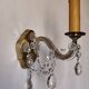 Venetian wall sconce, glass sconce, brass, pendants.