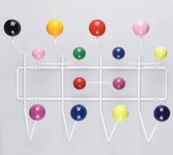 Hang It All Édition Jaune par Charles Eames et Ray Eames pour Vitra