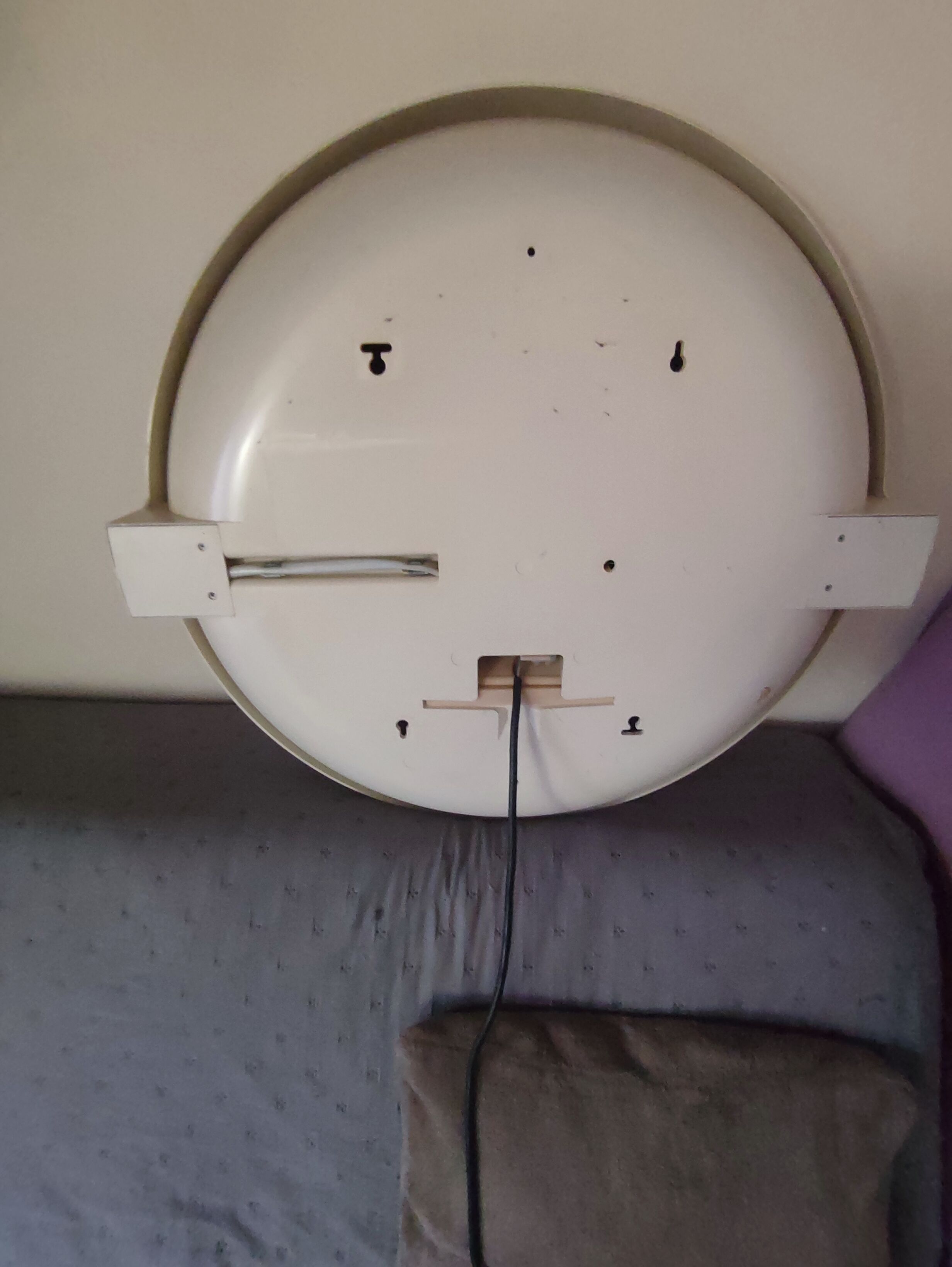 Vintage mirror alibert backlit pull-pull