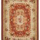 Handmade European Vintage Aubusson Kilim 273 cm x 367 cm