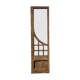 Single oak door with glass in the 19th/20th century