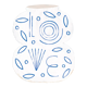 Pop-up Christmas 22 - Wall poster white vase with the word love 50cm*70cm