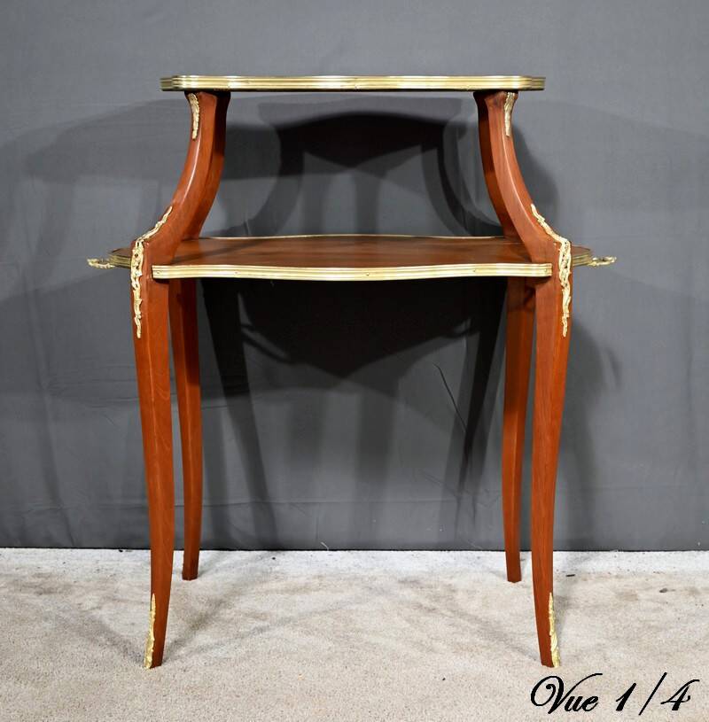 Mahogany Tea Table, Napoleon III style – Late 19th century
