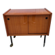 Vintage 50s TV bar cabinet with 2 sliding doors