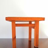 Modernist table board in blue tiles - France 1960's