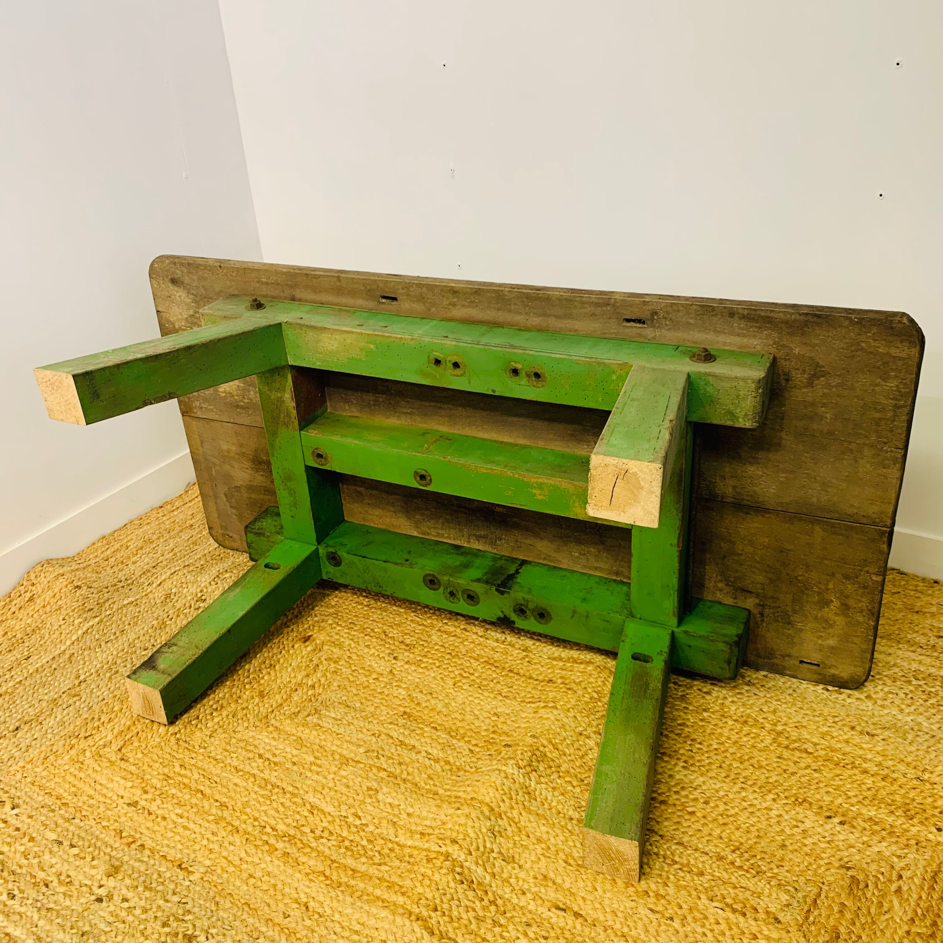 Industrial coffee table