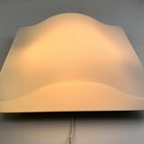 Set of 4 midcentury space age wavy wall lamp by Guzzini,model 5359