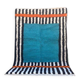 Handmade pure wool rug, size 100 x 200 cm