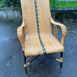 Rattan armchair