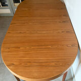 Table danoise teck scandinave par Oluf Theodor Larsen 1960 extensible