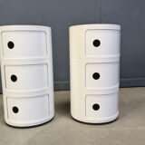 Pair of cabinets by Anna Castelli Ferrieri for Kartell, 1960s - Italy
