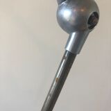 Brushed Jielde floor lamp 4 arms by Jean Louis Domecq France 1960