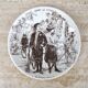 Set of 6 talking dessert plates Sarreguemines