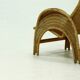 Mid Century Rattan Lounge Chair 1970s