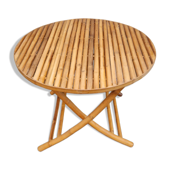 Bamboo table and chair set