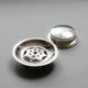 COQUILLOR SILVER-PLATED BUTTER MOLD, 1950s
