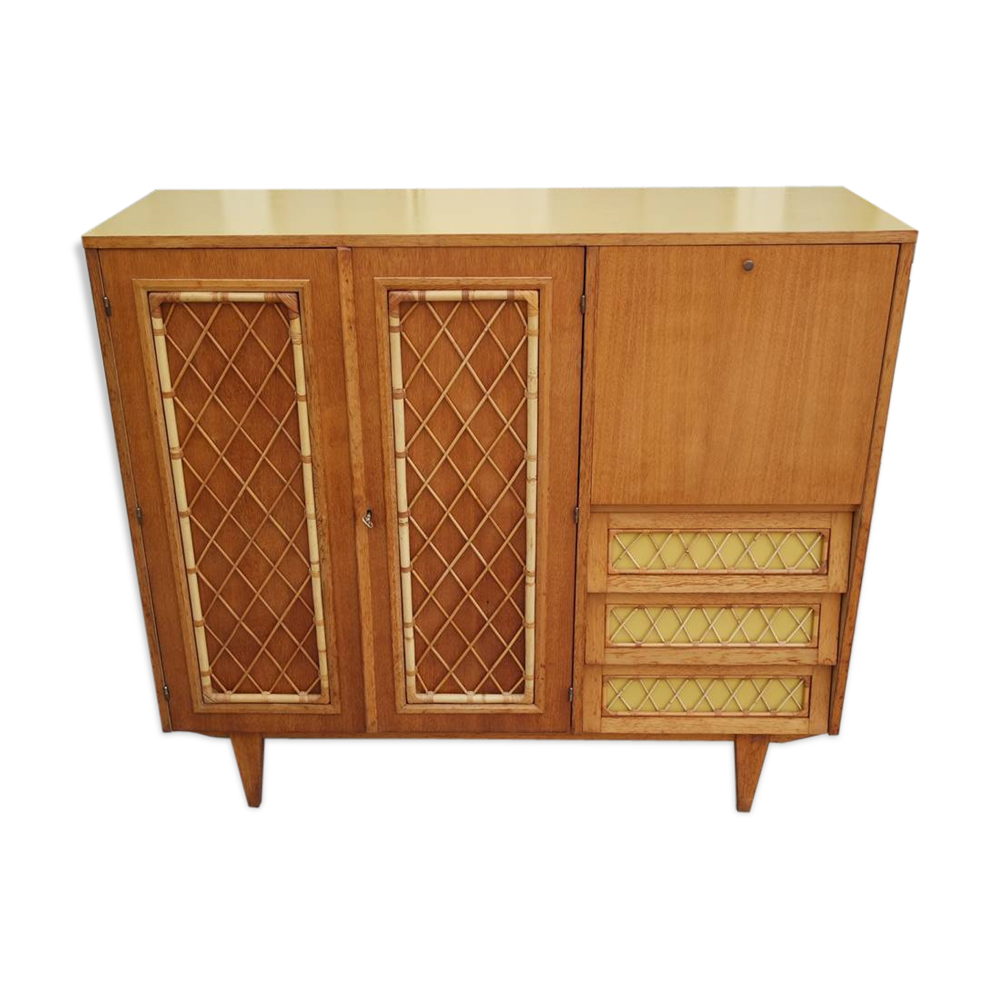 Rattan cabinet
