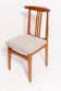 Curved beech chair mid-century, design by M. Zielinski, Europe, 1960s
