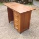 Vintage desk from the 1950s, medium oak