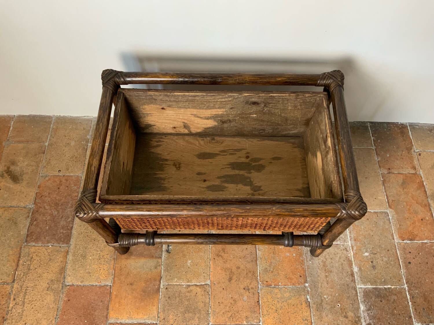 Bamboo and cane planter