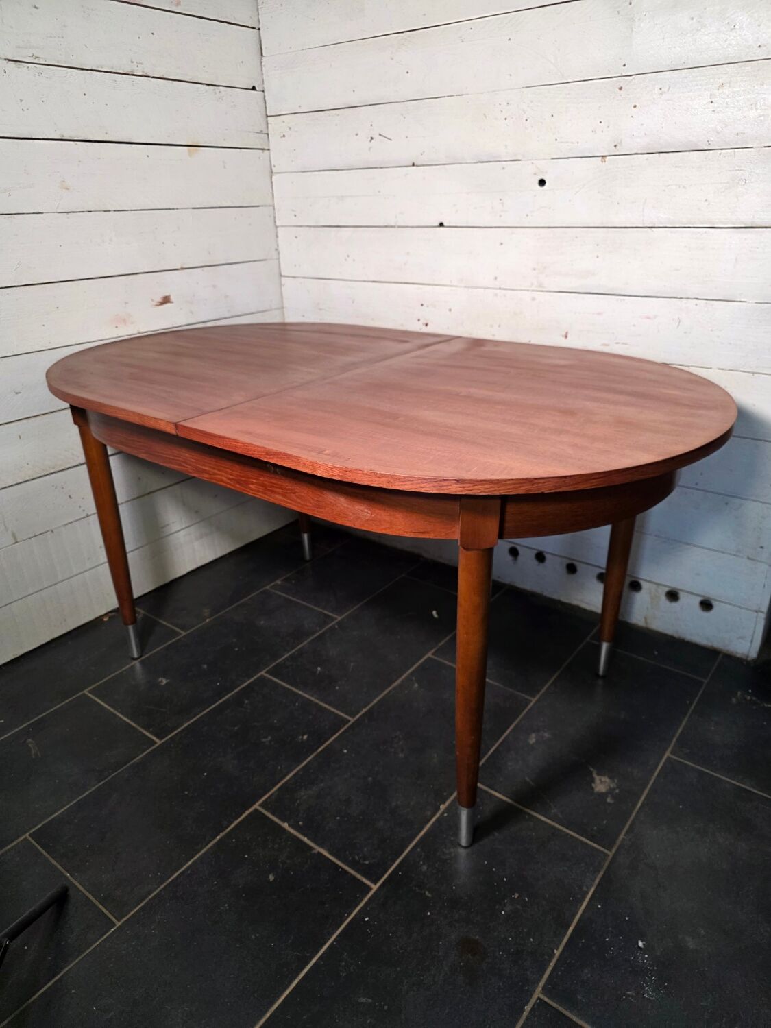 Scandinavian extendable teak table from the 1960s (butterfly extension)