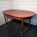 Scandinavian extendable teak table from the 1960s (butterfly extension)