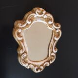 MIroir rococo in Bakelite 24cm