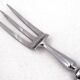 Christofle Galea serving fork, stew, carving silver-plated metal, perfect condition.