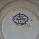 4 antique deep plates in ironstone