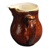 Pot à crème grès vernissé début XXème