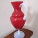 Opaline glass vase