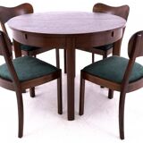 Art Deco table set, Poland, 1930s. After renovation.