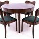 Art Deco table set, Poland, 1930s. After renovation.