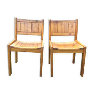 Paire de chaises vintage