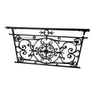 Pair of cast iron balcony boxes