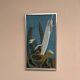 Original Swedish Oil on Canvas – "Aqave" by Marit Wahlström Schönbäck – Signed – Dated 1969 – Framed – 37 × 64 cm